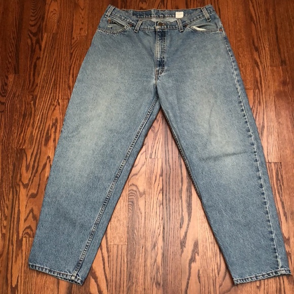 Vintage Levi’s 560 Orange tab Loose Fit Tapered Leg Jeans Mens 36x30 On Trend - Picture 1 of 13